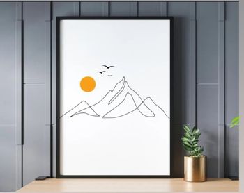 Affiche Montagne A4