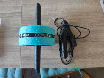 Rouleau exercice et corde a sauter