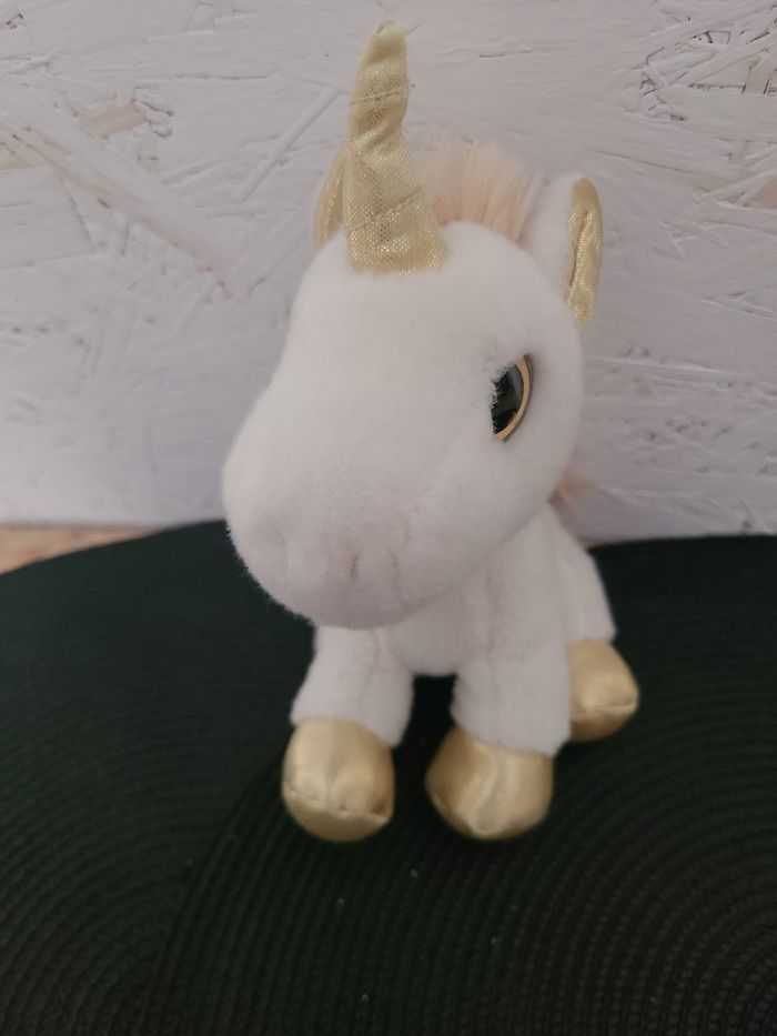 Aurora, doudou licorne Doré - photo numéro 5