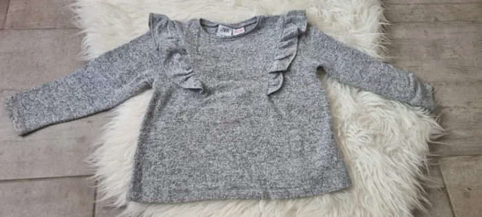 Pull gris Zara