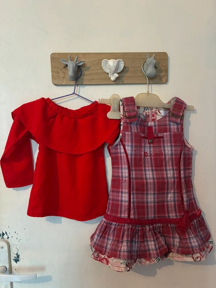 Magnifique robe Kookaï et petit t-shirt, taille 3 ans. - photo numéro 9