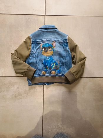 Veste en jean pat patrouille
