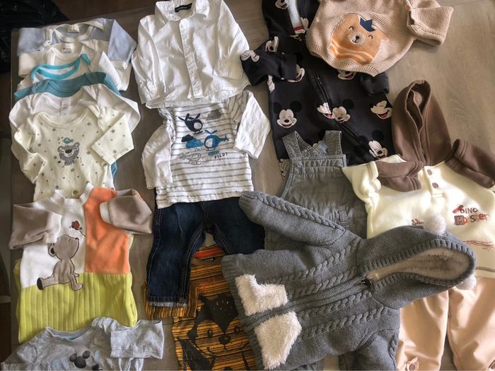 Lot automne hiver gilet chemise combinaison