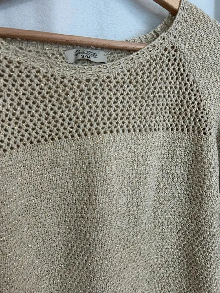Joli pull marron - photo numéro 2