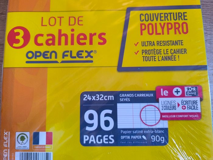 Lot neuf 3 cahiers Oxford - photo numéro 2