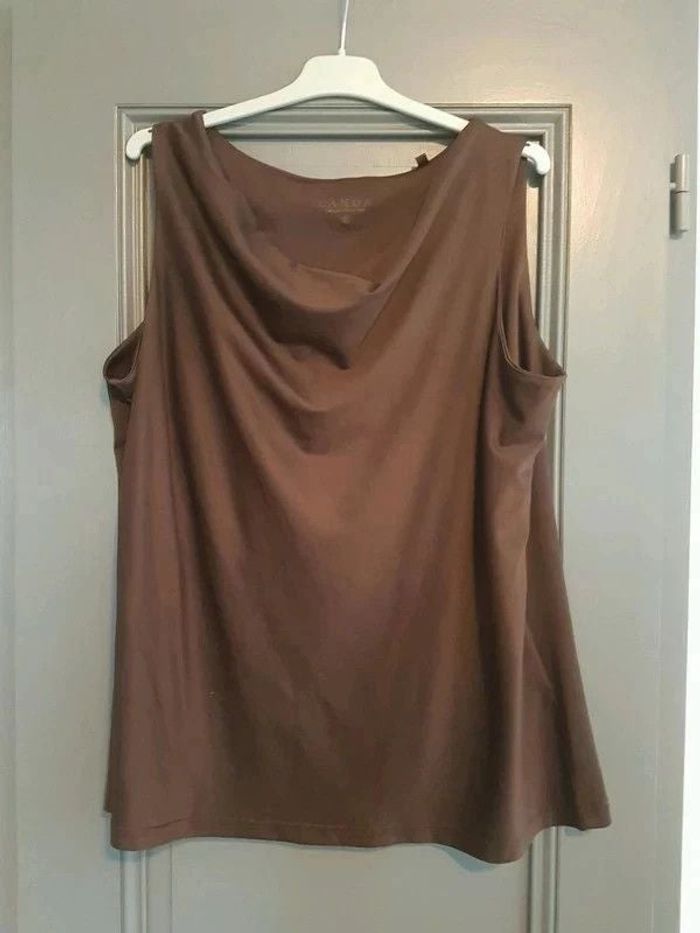 T-shirt marron femme taille L