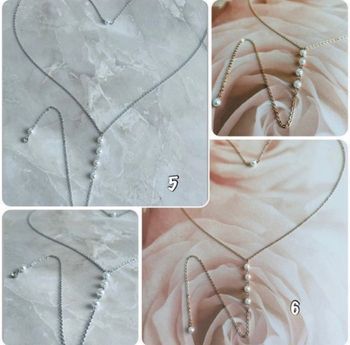 Collier dos nu perles