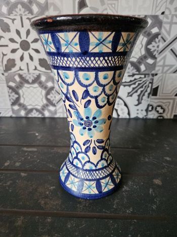 Vase terre cuite vintage