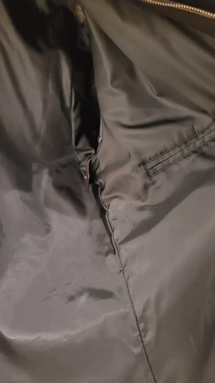 Manteau cuir marron doublure amovible - photo numéro 13