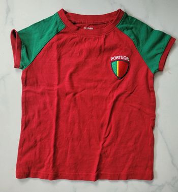 T-shirt foot Portugal 4ans