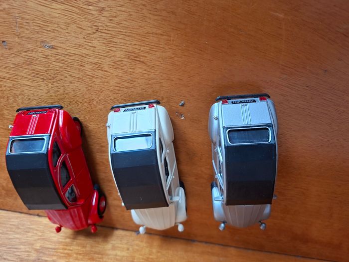 Lot de 3 x Citroën 2cv SOFT-TOP - photo numéro 3