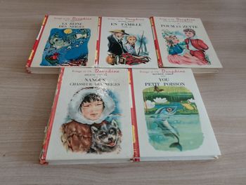 Lot de 5 livre, collection "rouge et or Dauphine"(4)