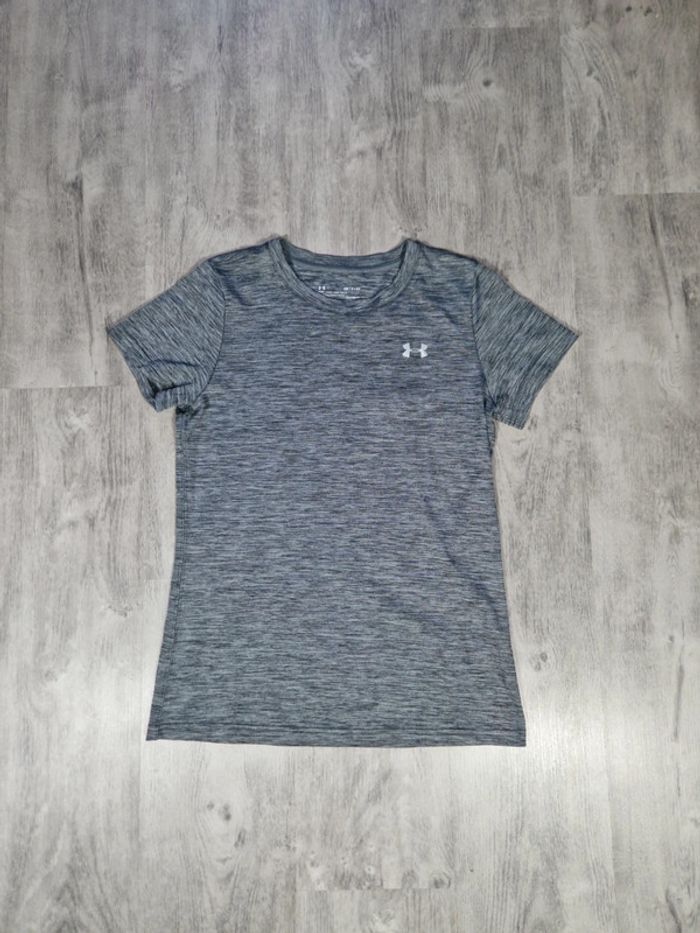 T-shirt Under Armour Heat Gear Gris Taille S Femme