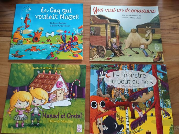 Lot de 4 albums illustrés