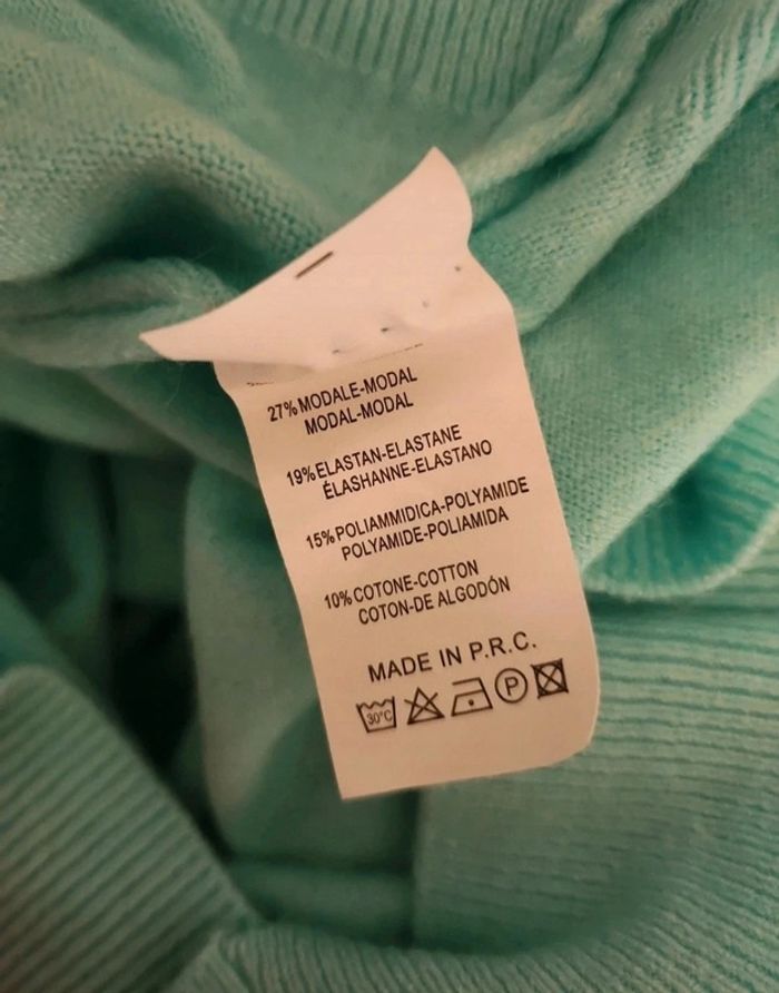 Pull col cheminé coton - photo numéro 5