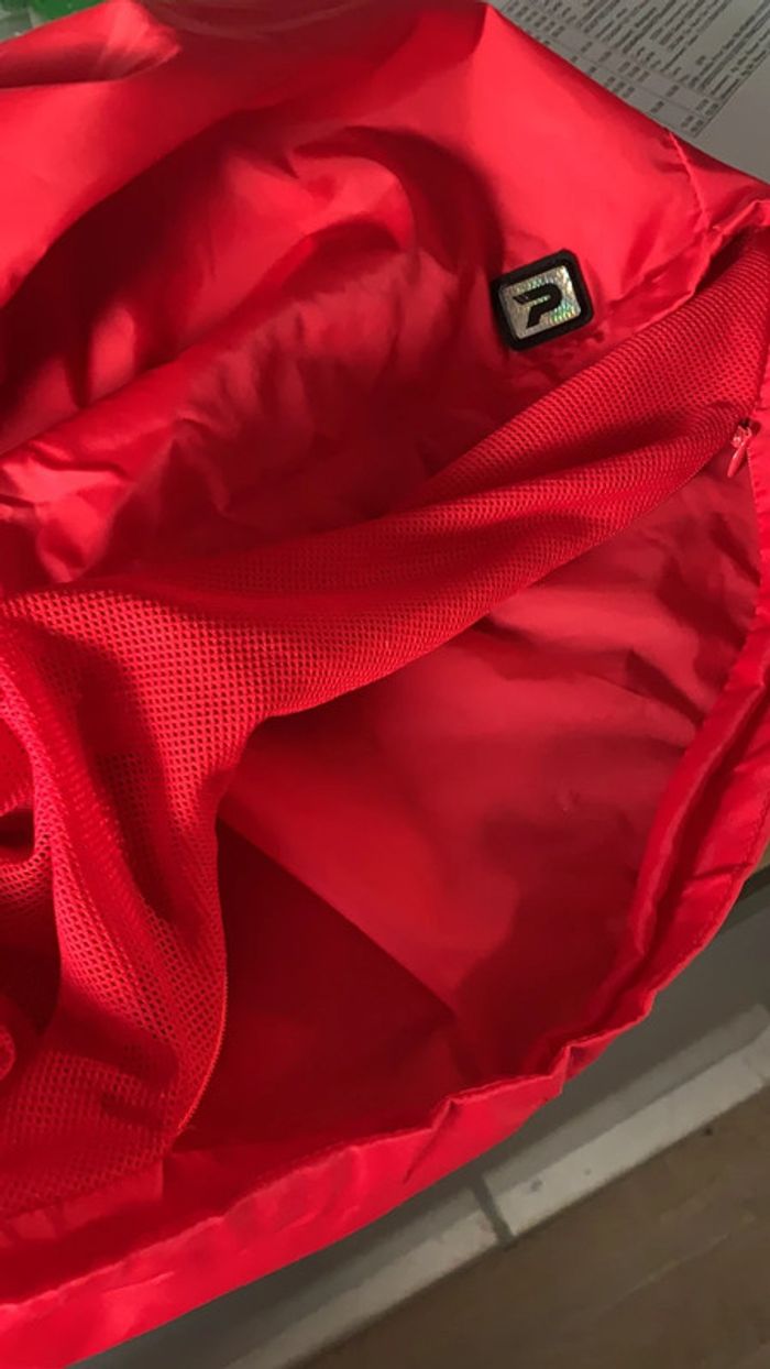 Patrick imperméable parka veste pluie vent rouge enfant xxs capuche kway - photo numéro 12