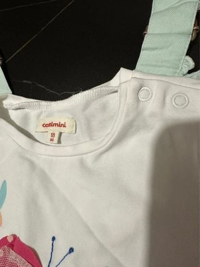 Salopette short et t-shirt Catimini - photo numéro 8