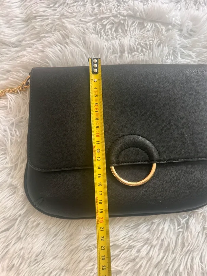 Sac à main noir et doré - photo numéro 3