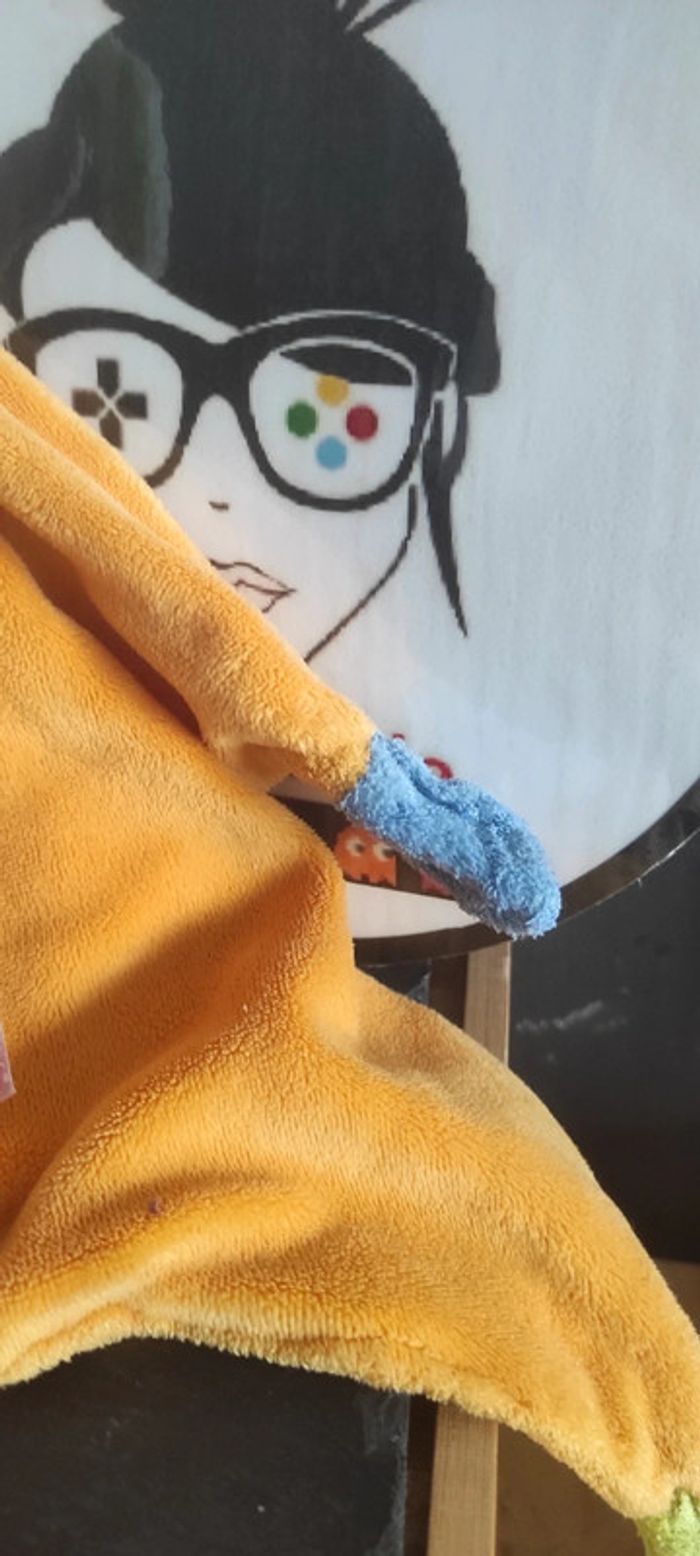 doudou mouton plat rouge orange paradise toys vert violet - photo numéro 3