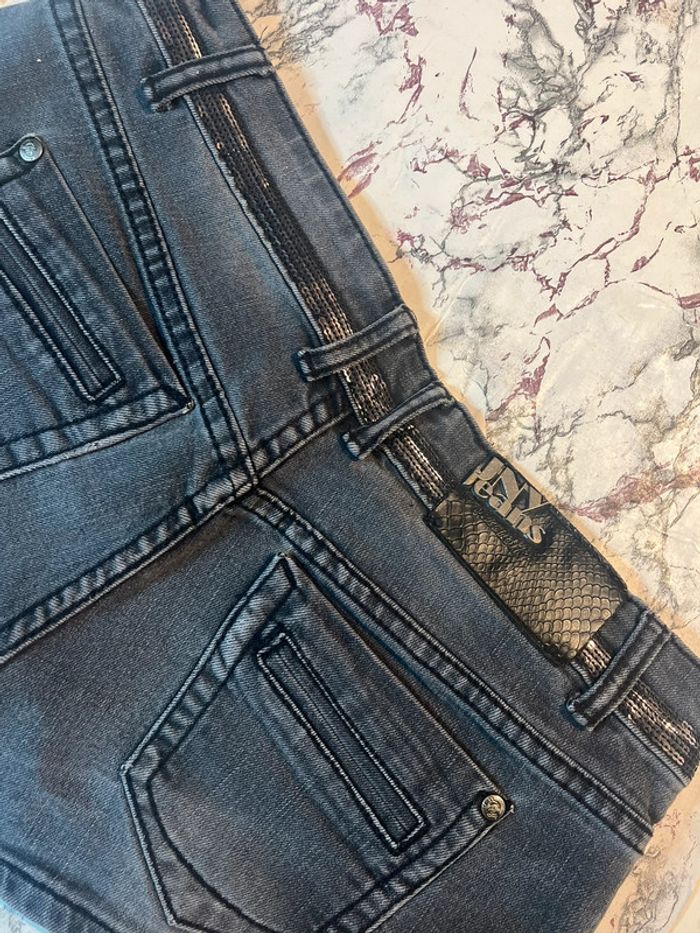 Short jean noir délavé Jennyfer neuf - photo numéro 4
