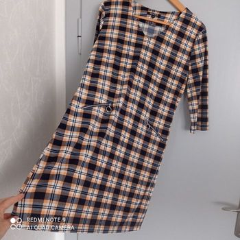 Robe à carreaux t38