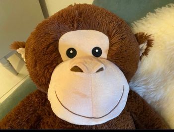 Extrême douceur, Nicotoy - Peluche singe assis 55 cm, bébé/enfant