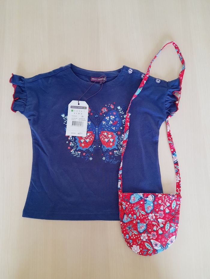 Tee-shirt Sergent Major neuf et son sac assorti