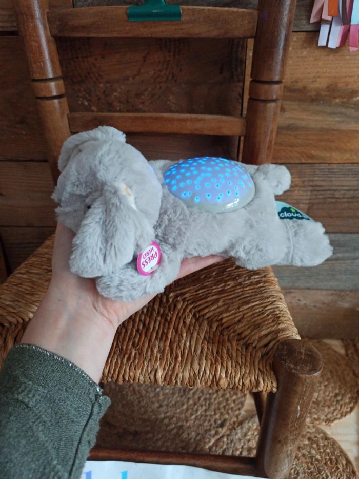 Peluche lapin veilleuse cloud B - photo numéro 7