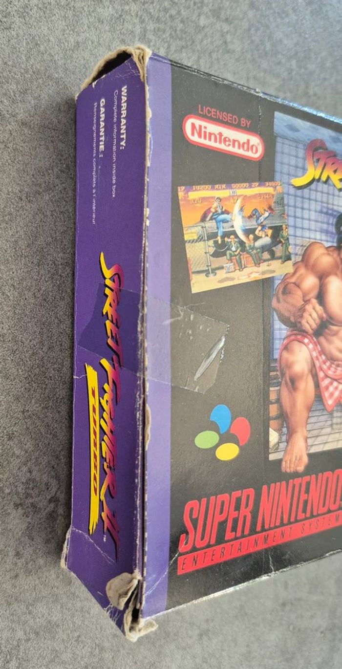Jeu Street Fighter 2 Turbo Super Nintendo Snes FAH Complet CIB - photo numéro 4
