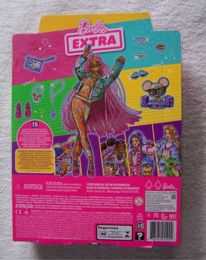 Poupée  BARBIE extra tresse rose ´ 10 - photo numéro 2