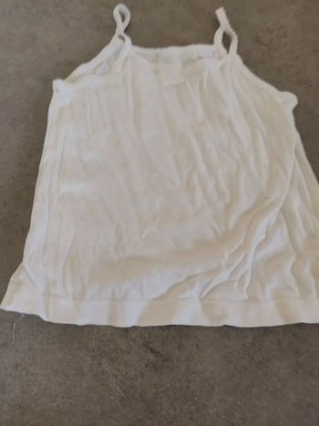 Débardeur blanc 6 ans