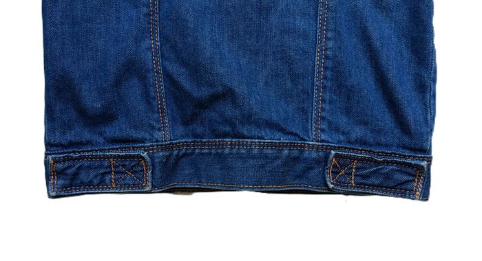 Veste en jean bleu marine effet délavé. Tape à l'oeil. Taille 2 ans. 86 cm - photo numéro 6