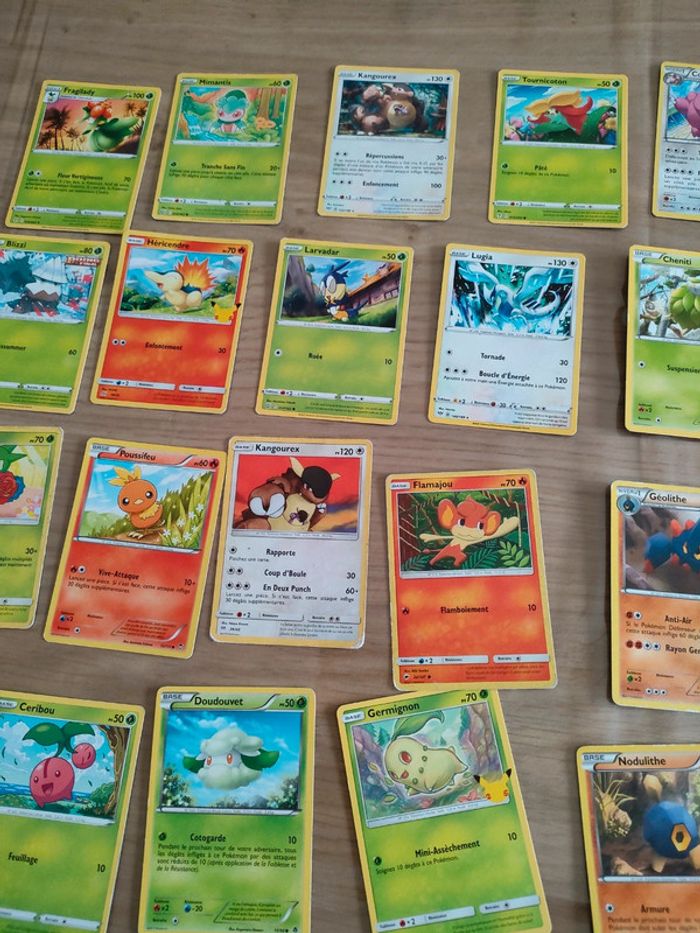Lot 103 cartes + 5 énergies Pokémon - photo numéro 11