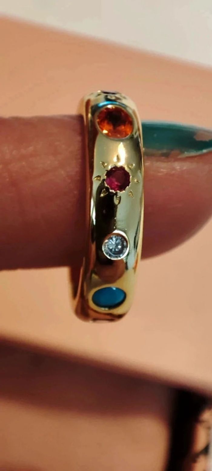 Bague alma & co doré à l'or fin 18k - photo numéro 5