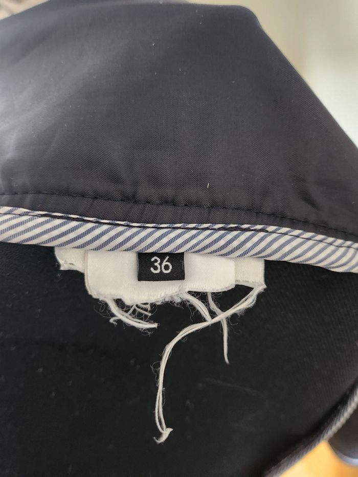 Sublime Manteau Caban noir de marque Kookai et de taille 36 - photo numéro 6