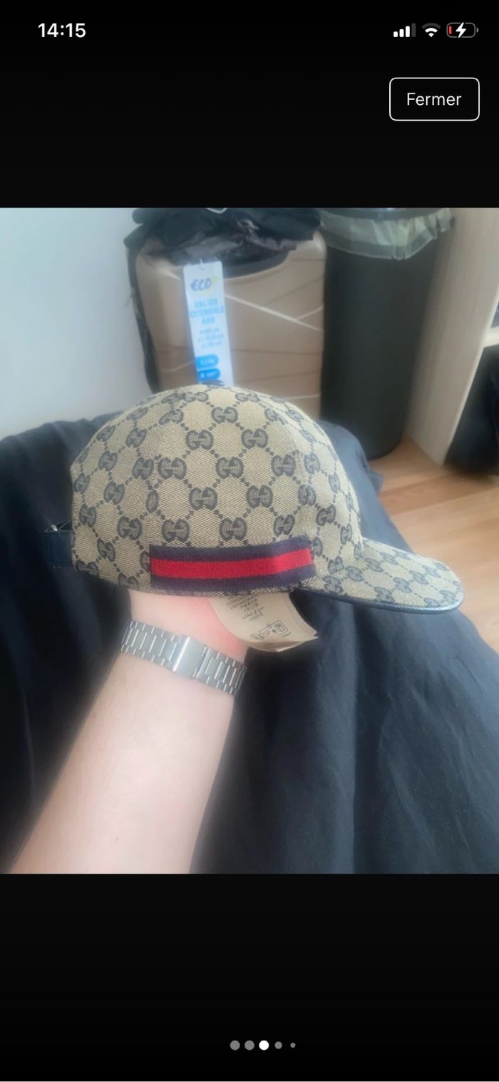 Casquette Gucci 1.1 identique - photo numéro 3