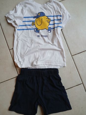 Ensemble T-shirt + short 4ans 98-107cm