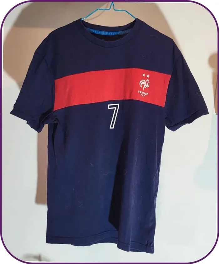 Tee shirt équipe de France - Floqué Griezmann 7 - Taille M - photo numéro 6