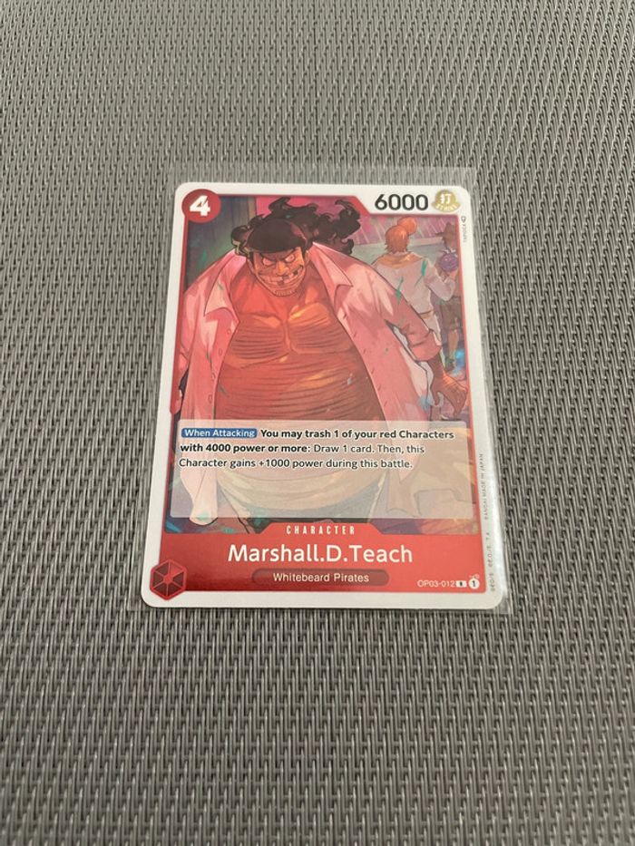 Carte One Piece Marshall D. Teach R OP03-012