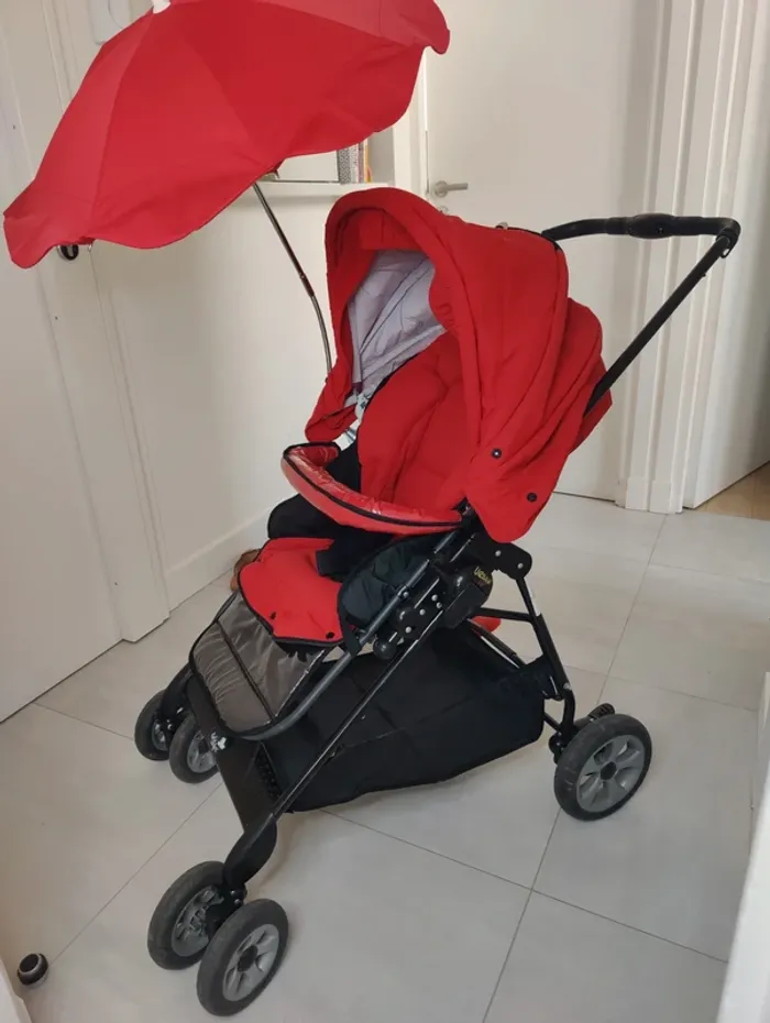 Poussette et Nacelle / Bébé Confort / rouge - photo numéro 6