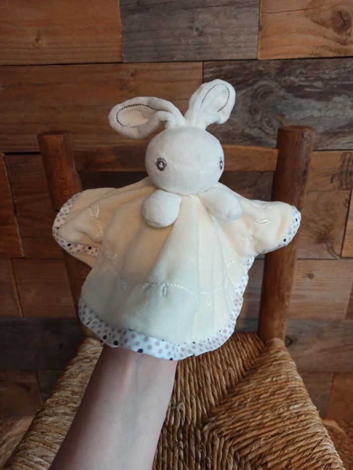 Doudou lapin broderie - photo numéro 3