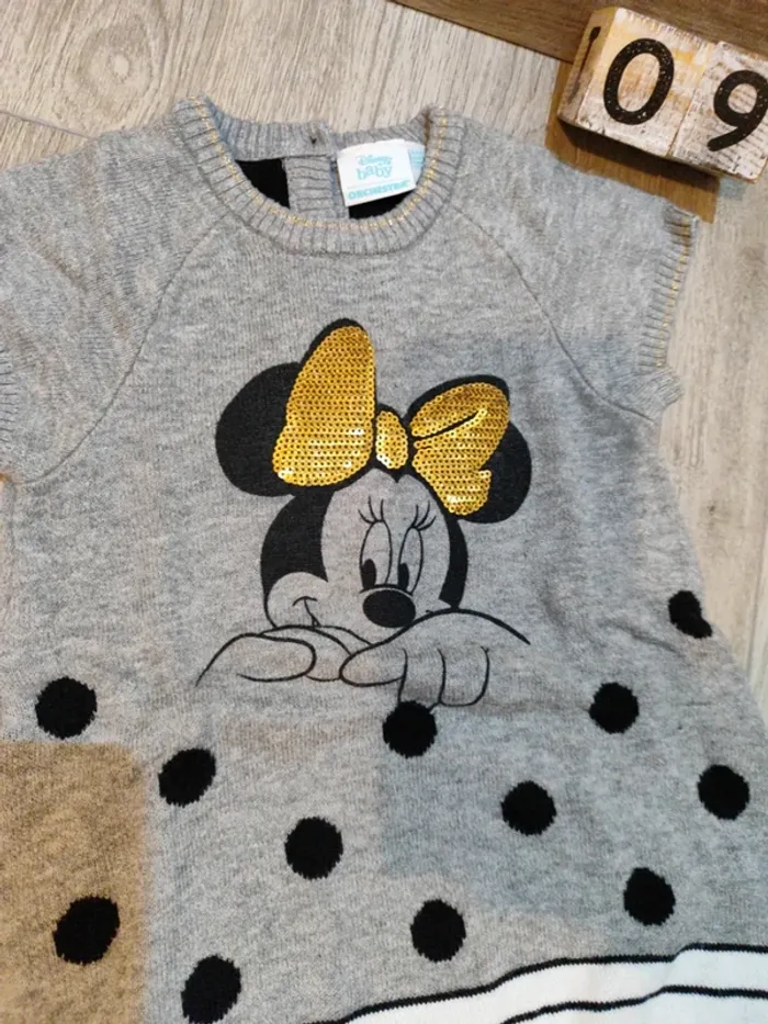 Robe pull Minnie, 9 mois. - photo numéro 3