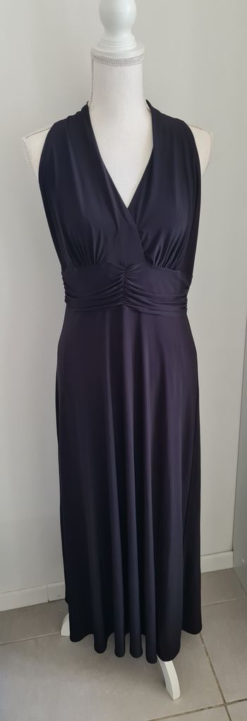 Robe longue noire XL