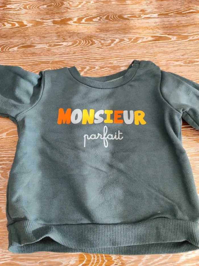 🍁 lot de 3 sweats taille 12 mois 🍁 - photo numéro 3