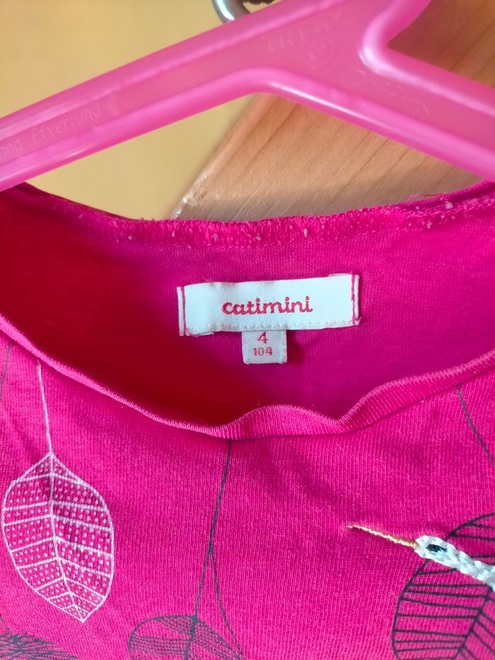 Très joli tee shirt Catimini 4 ans - photo numéro 2