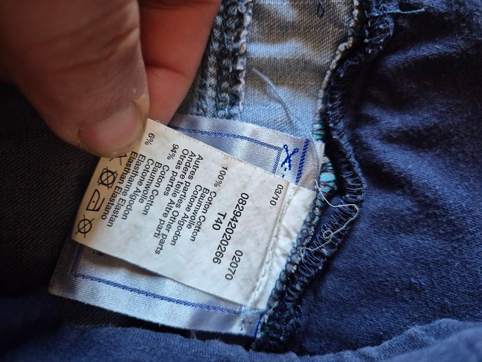Pantalon jeans femme grossesse taille 40 - photo numéro 4