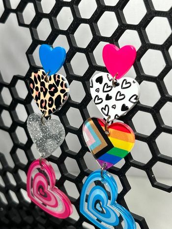 Boucles d’oreilles - Tous les coeurs du monde