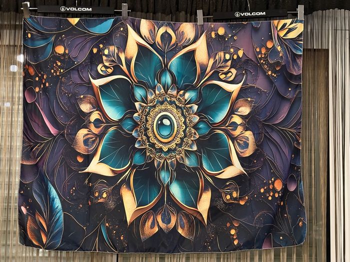 Toile murale décorative œil fleur de lotus - photo numéro 6