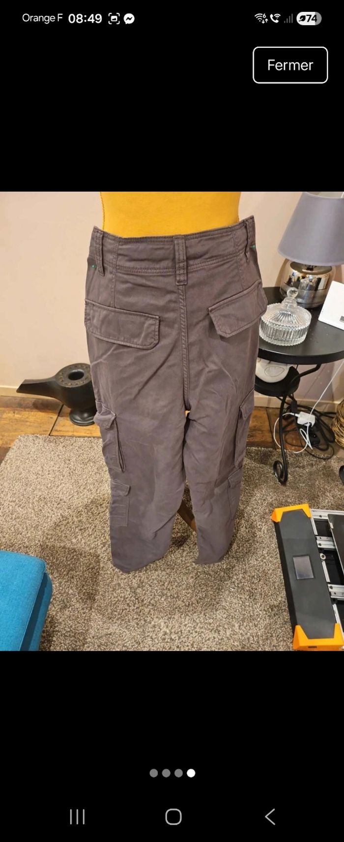 Pantalon cargo berchka - photo numéro 4