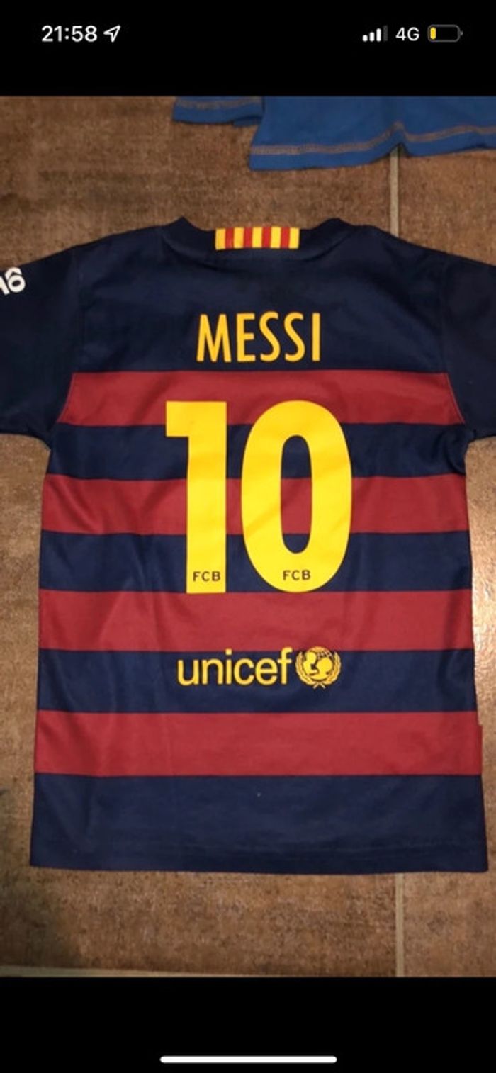 Teeshirt Messi FCB - photo numéro 4